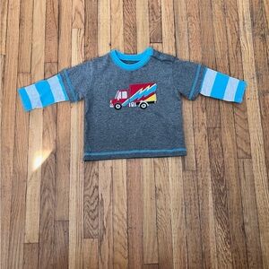 Hatley 6/12 Keep On Truckin Long sleeve top
